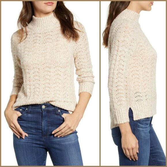 Wit & Wisdom Sweaters - Wit & Wisdom Pointelle Stitch Sweater